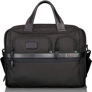 Tumi - Alpha 2 Tumi T-Pass expandable laptop briefcase 15-inch computer bag